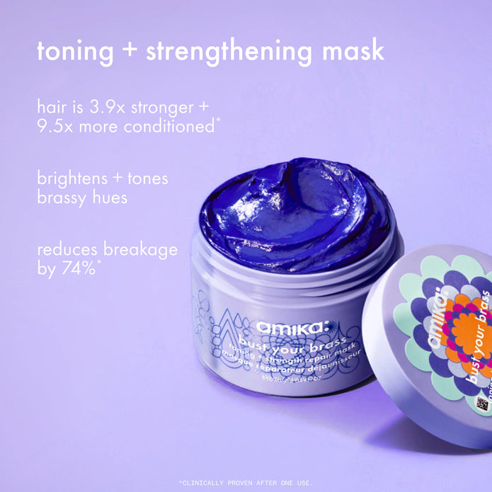 Amika Bust Your Brass Toning + Strength Repair Mask
