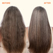 Back view of hair styled with Amika Superfruit Star lightweight hair oil