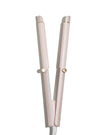 Satin Blush T3 curling straightener with dual heated plates and gold accents