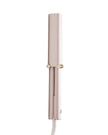 Satin Blush curling straightener with long cord and gold button accents