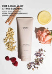OUAI Curl Crème cream tube, light beige squeeze tube with flip-top cap