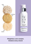 Dream Cocktail leave-in thickening treatment bottle with ingredient callouts