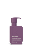 Hydrate-Me Masque hair treatment bottle with purple pump, 200 mL