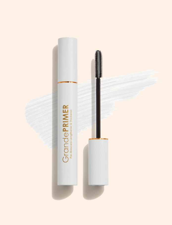 GrandePRIMER pre-mascara lengthener & thickener tube with mascara wand applicator