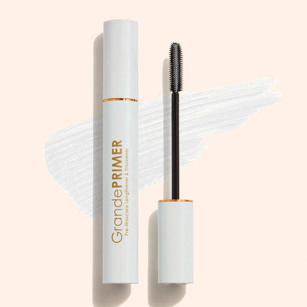 GrandePRIMER pre-mascara lengthener & thickener tube with mascara wand applicator