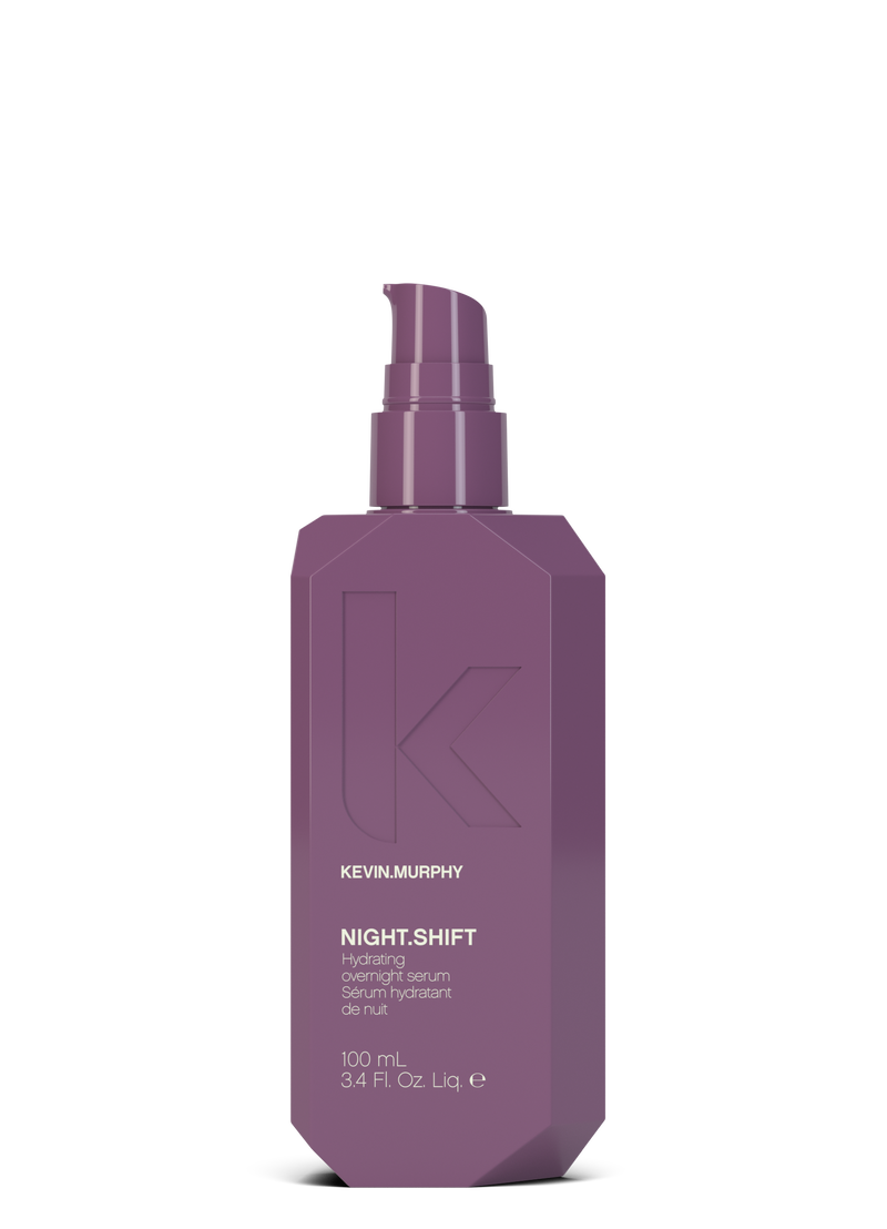 Night.Shift overnight serum bottle, purple, 100 mL
