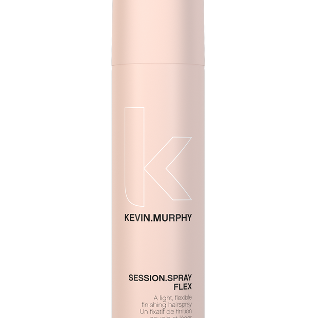 Session Spray flex styling hairspray bottle, light canister, front label