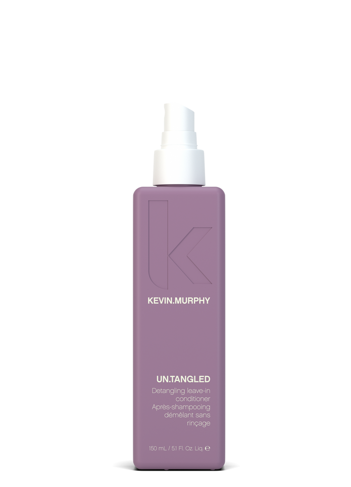 KEVIN.MURPHY UN.TANGLED leave-in detangling conditioner bottle, 150 mL, purple