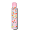 Amika Top Gloss shine spray bottle with colorful floral pattern label