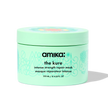 Amika the Kure intense repair mask jar, mint green with printed label