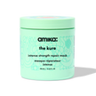 Amika the Kure intense repair mask jar, mint green with decorative pattern